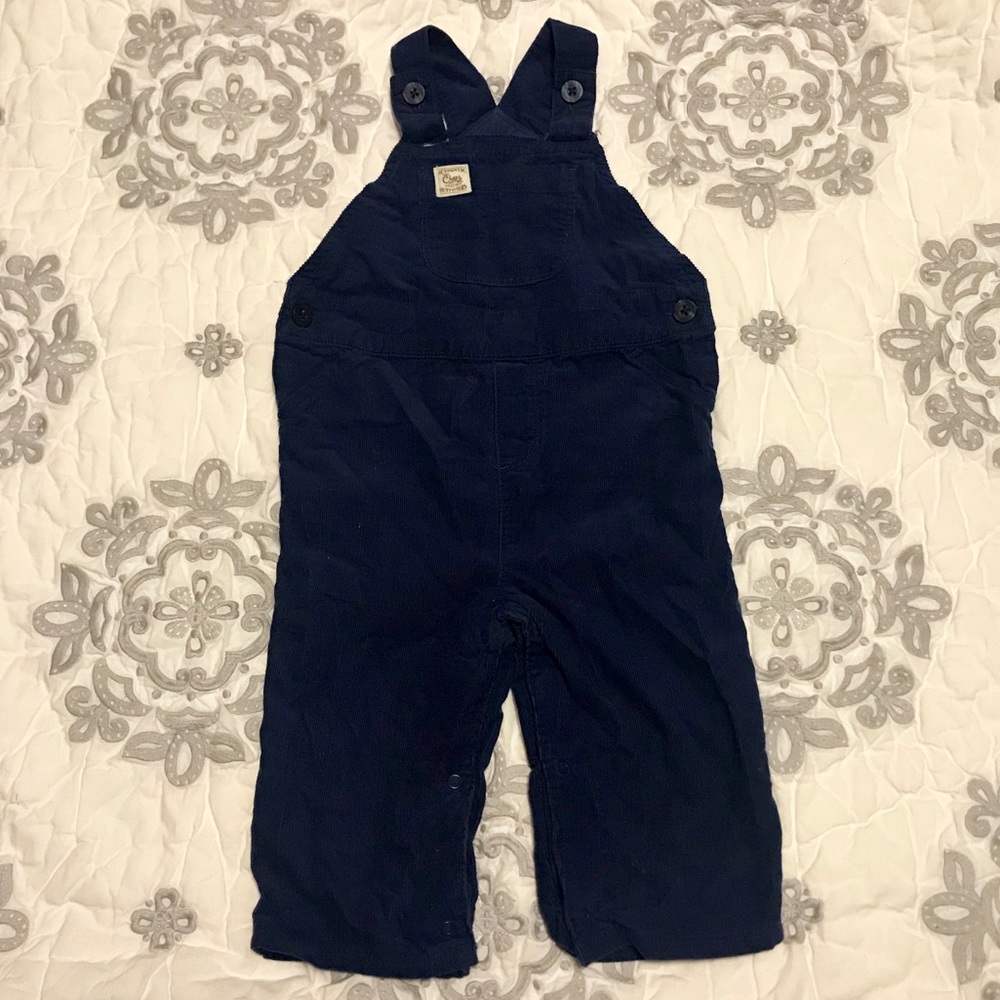EUC Chaps Ralph Lauren corduroy overalls 9 mo